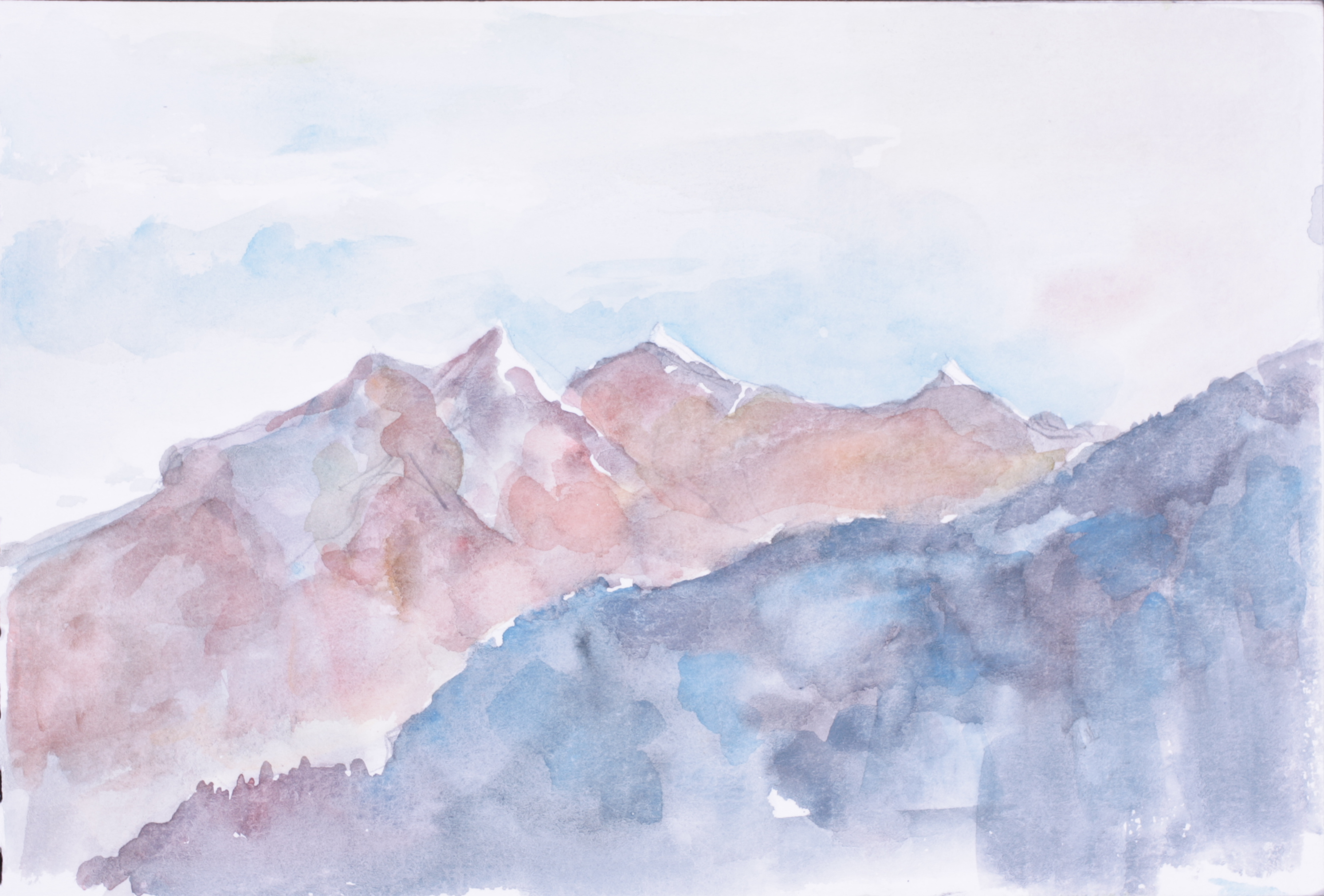 Last evening on Hasligberg