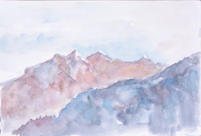 Last evening on Hasligberg